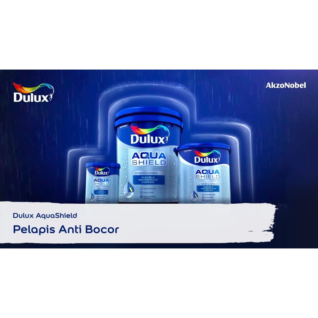 Dulux Cat Waterproofing AquaShield , Cat Anti Air Exterior Terbaik Murah Meriah By Dulux *1 Kg* Kema