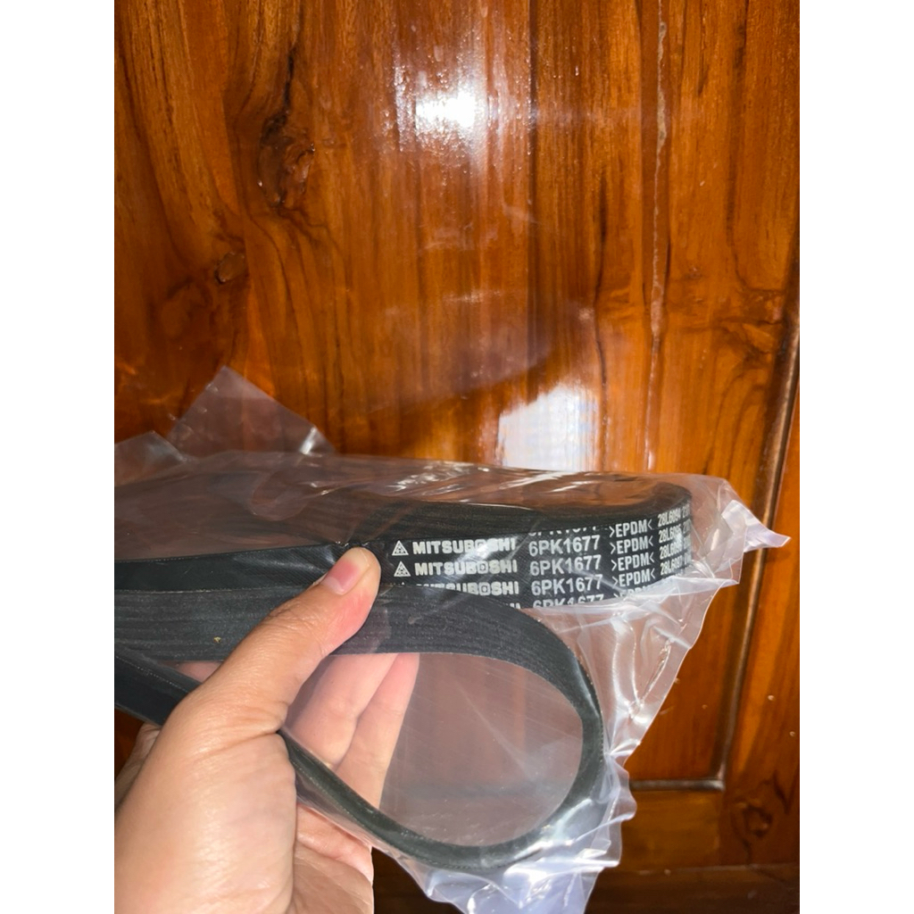 VAN BELT PROTON 6PK1677 MEREK MITSUBOSHI