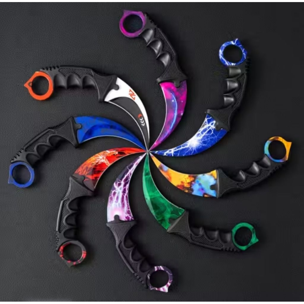 Karambit CS GO Claw Dagger CSGO mainan pisau tumpul untuk latihan