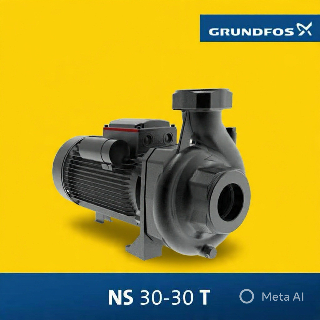 Pompa Centrifugal Grundfos NS 30-30T, 5 HP, 3 Phase