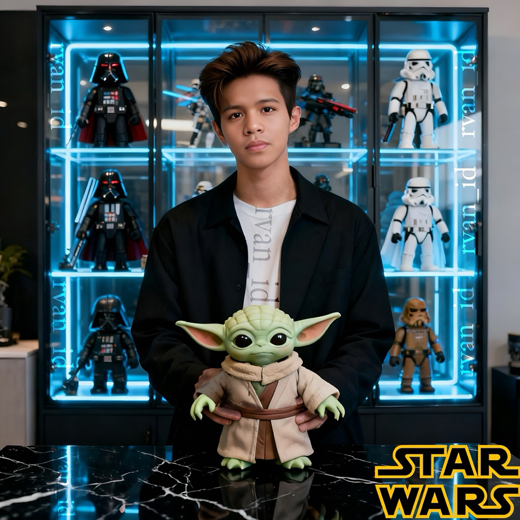 Boneka PVC Model Figure YODA Star Wars Cast Off - Boneka Figure Yoda - Mainan Boneka