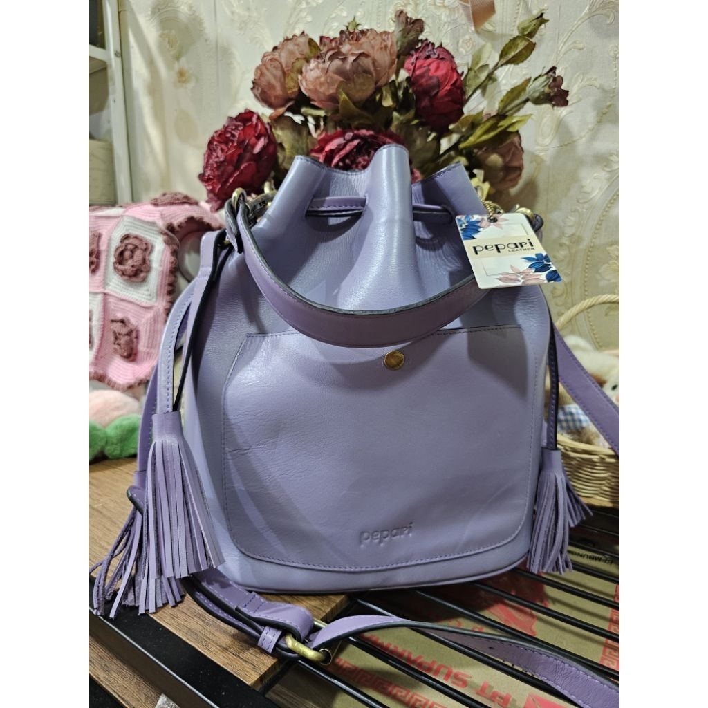 tas pepari original kulit asli