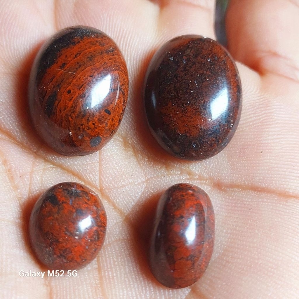 Lostune batu badar besi merah cabe asli kebumen nempel magnet