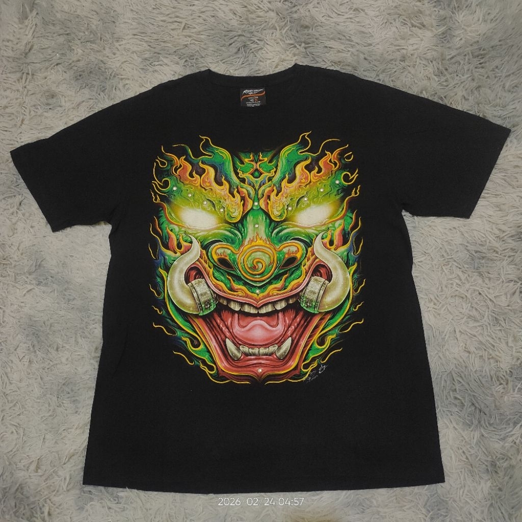 kaos rock chang glow in the dark xL
