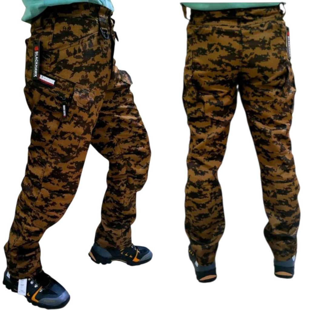 Celana Tactical Loreng Pramuka / Celana Tactical Pria