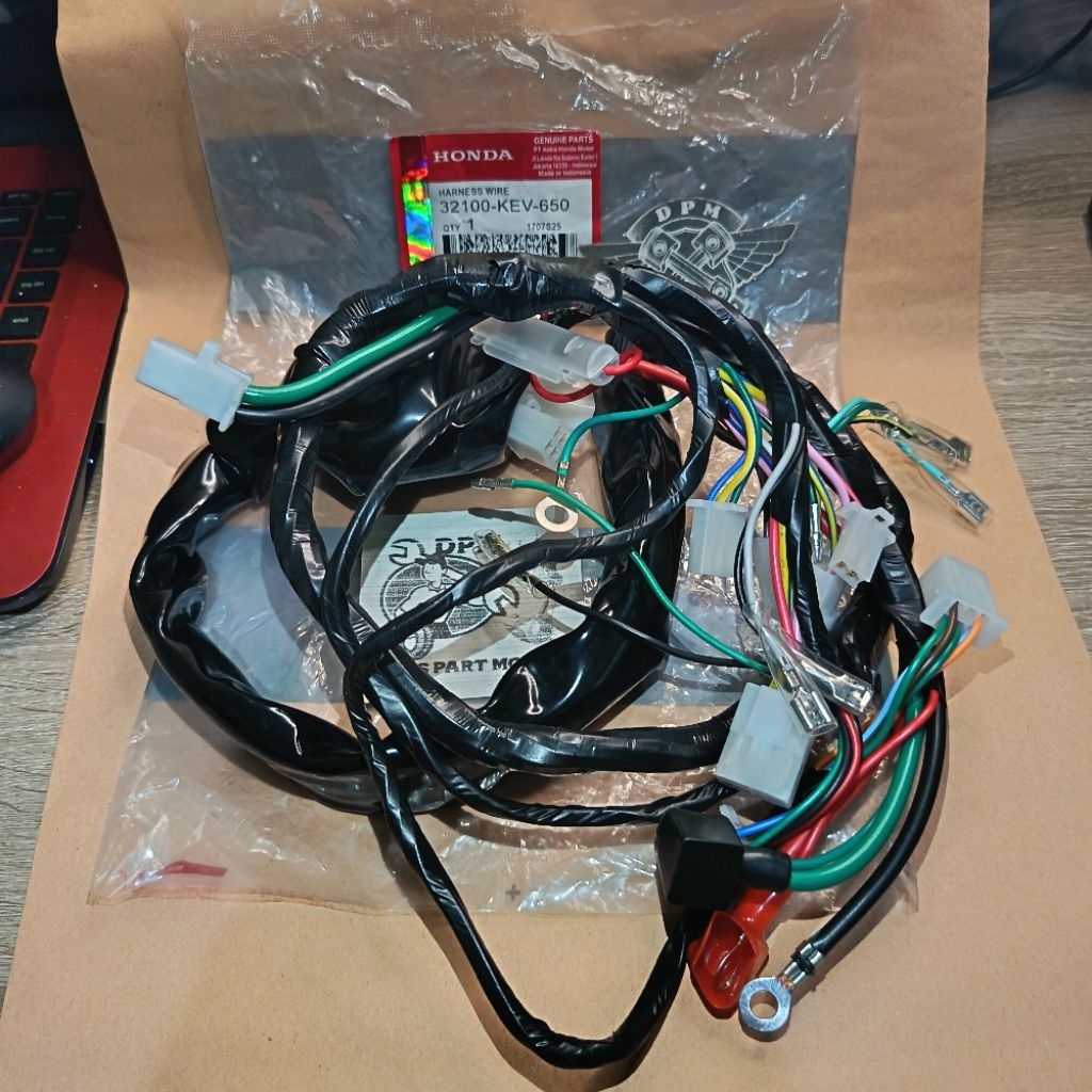 Kabel Body Komplit Supra X Lama KEV Original