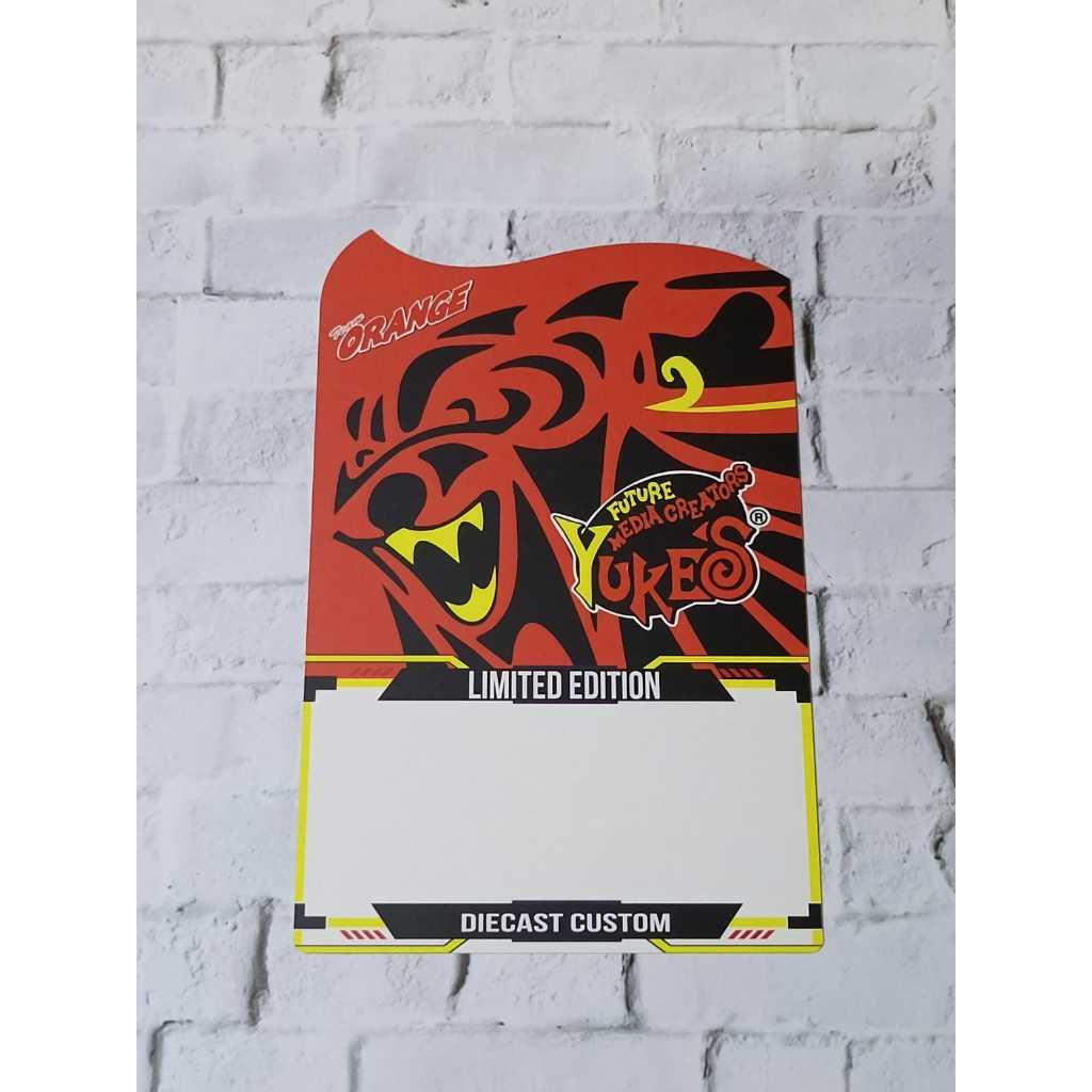 [Custom Card] Blister custom untuk diecast custom Universal tema Yukes