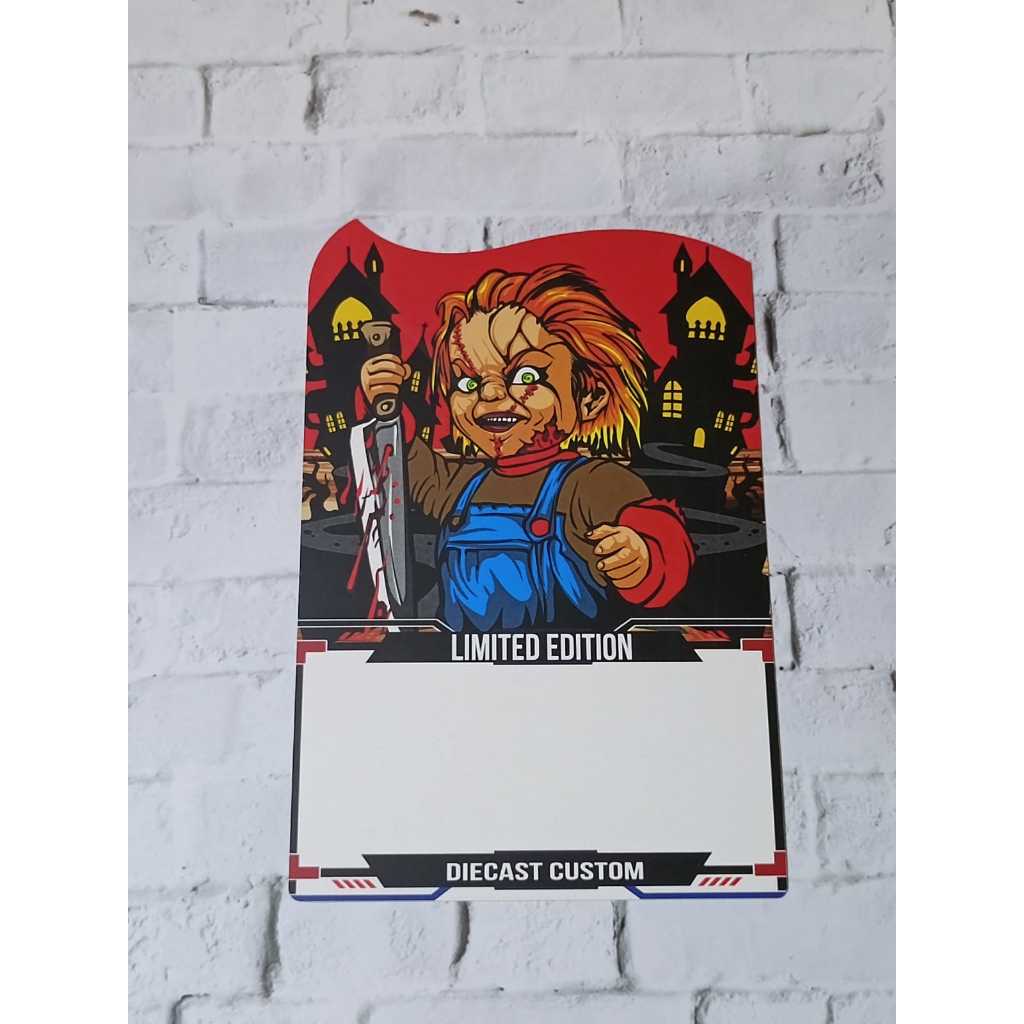 [Custom Card] Blister custom untuk diecast custom Universal tema Chucky