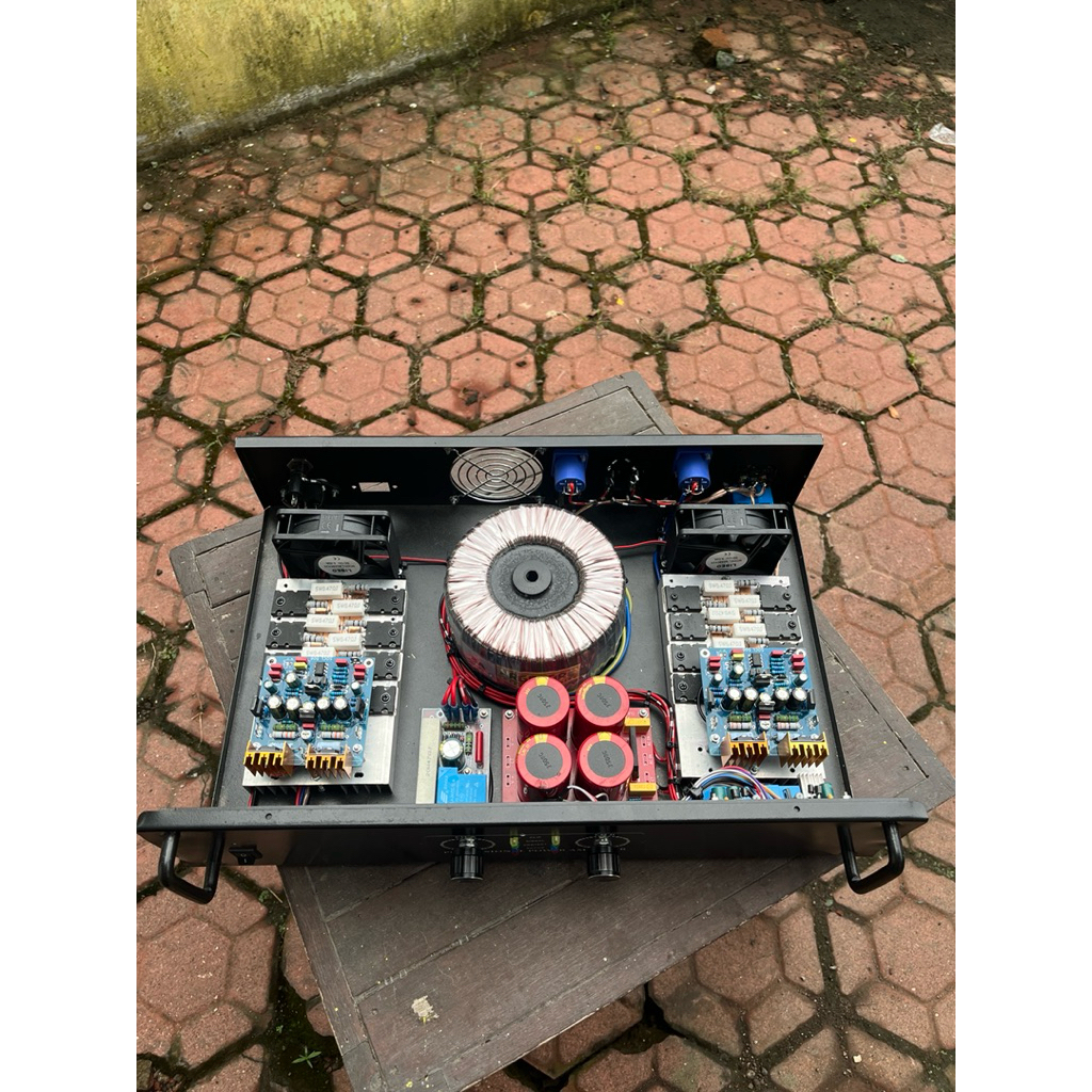 power amplifer 5 amper besar donat rasio balap