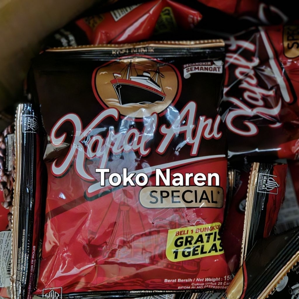 KAPAL API SPECIAL 150GR GRATIS GELAS