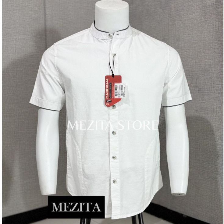 Kemeja Koko Slimfit Pria Cardinal J3097 Putih