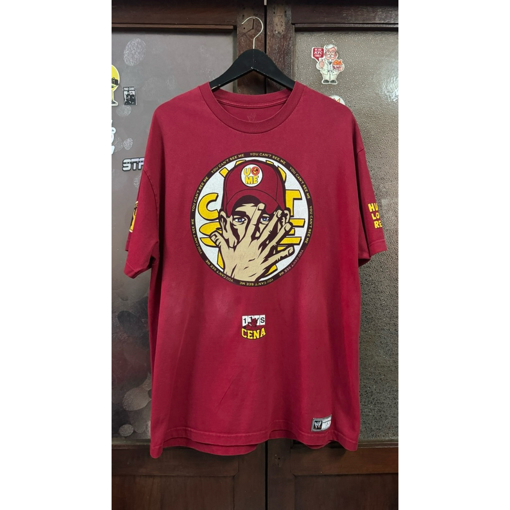 kaos tshirt wwe john cena original size XL