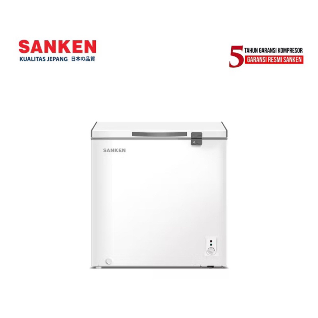 SANKEN BOX FREEZER SRF-250C-LGY (250L) BOX FREEZER SANKEN 250L GARANSI RESMI