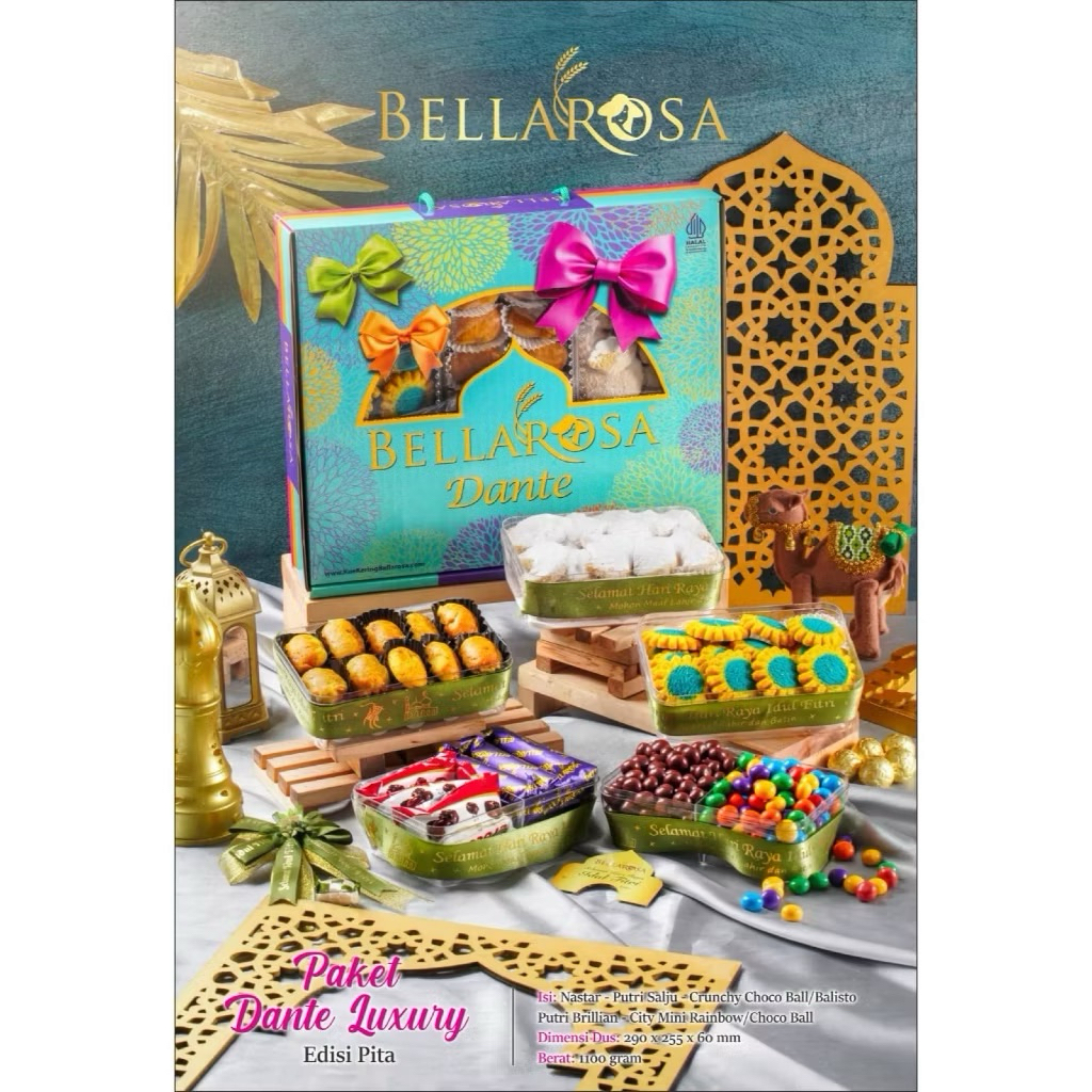 Bellarosa paket kue hampers luxury pita
