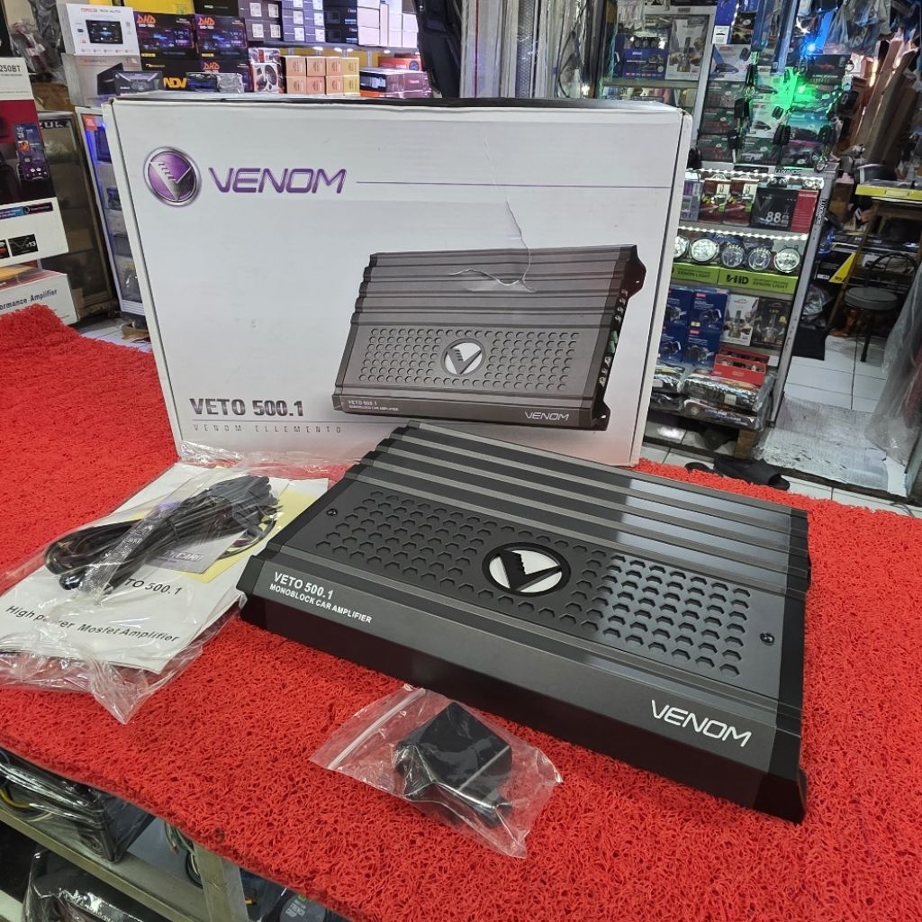 Power Monoblock VENOM VETO 500.1 VENOM ELEMENTO Class D