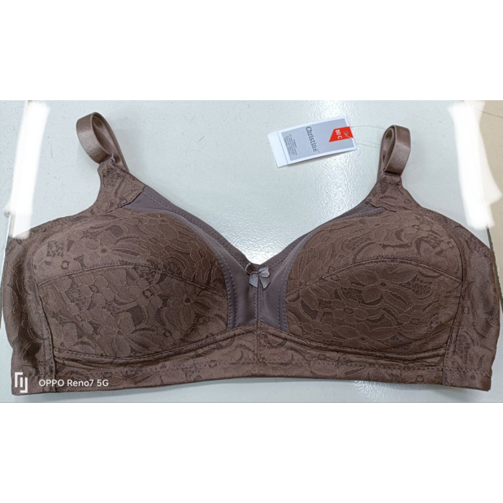 BRA CHRISTINE FULL CUP TANPA KAWAT/BRA TANPA KAWAT