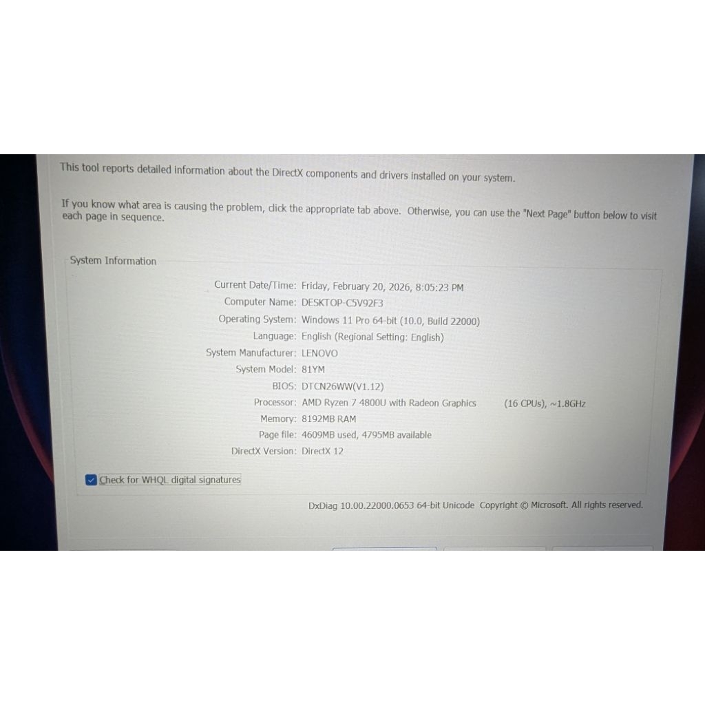 Lenovo IdeaPad 5 ARExxx
