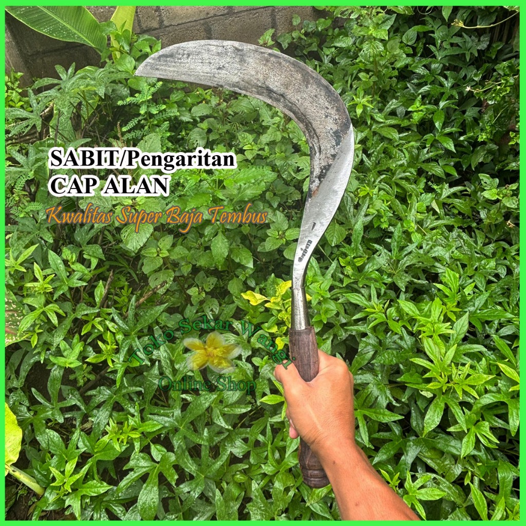 ALAN | Sabit Rumput Asli Bahan Baja Tembus Sudah Sepuh Tua Baja Isen