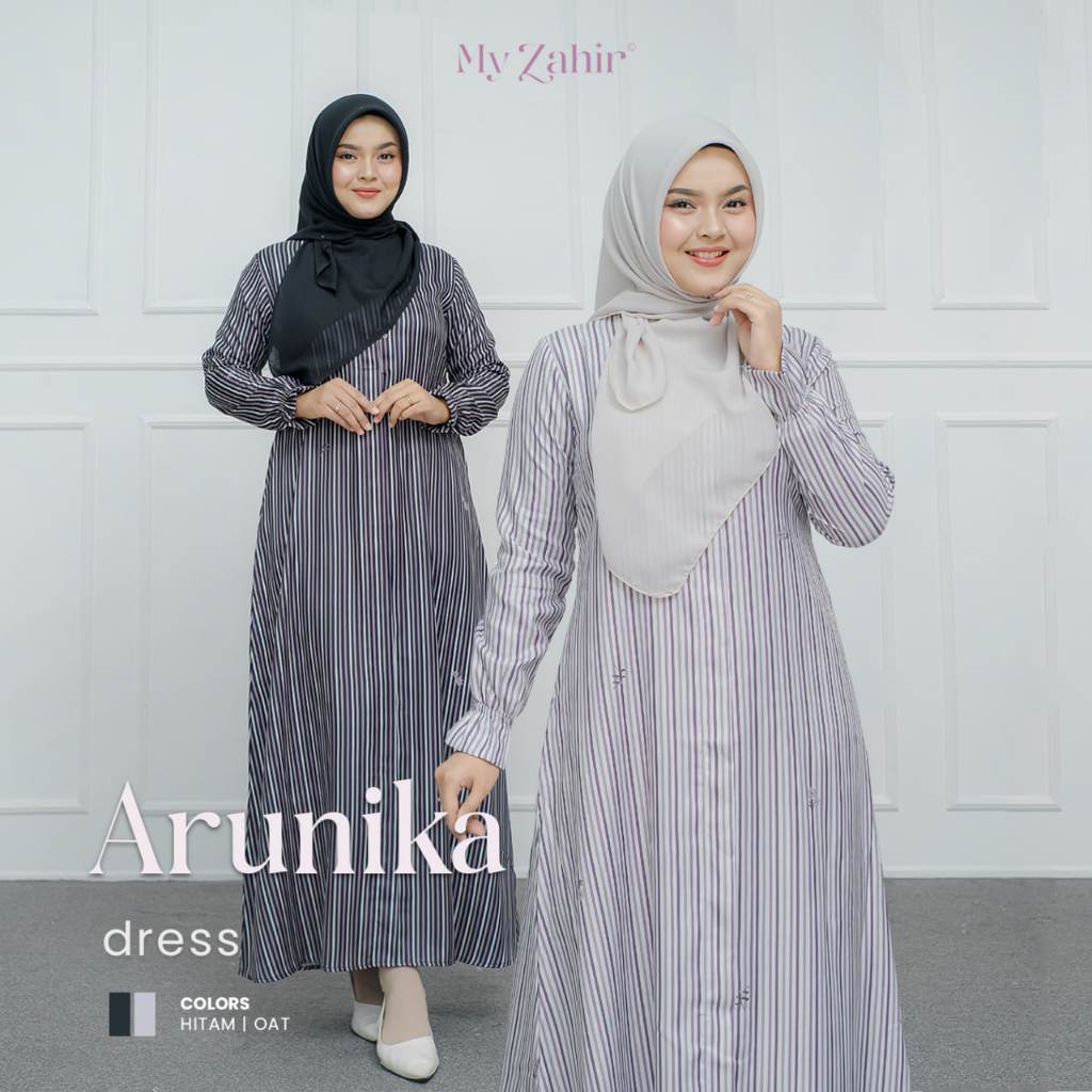 Gamis Wanita - Gamis Kekinian - My Zahir Official Arunika Dress