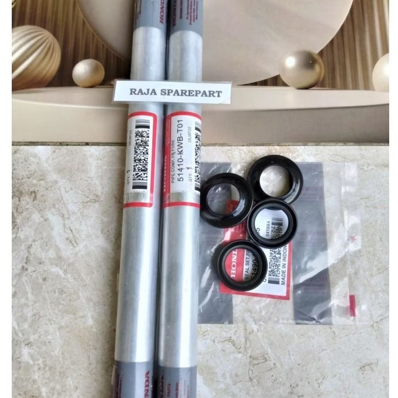 AS SHOCK DEPAN KOMPLIT (KWB) HONDA ORIGINAL REVO 110, REVO ABSOLUTE 110, BLADE 110 LAMA