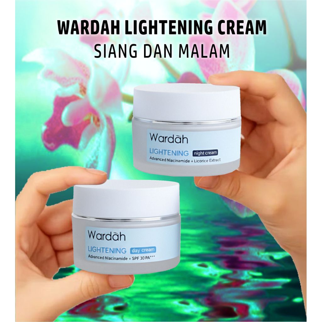 Promo Paket Siang & Malam Wardah Lightening cream..