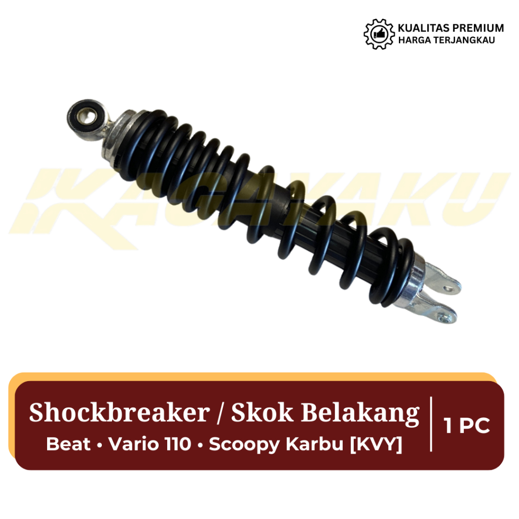 Shock / Skok Belakang / Shockbreaker Honda Beat / Vario / Scoopy Karbu KVY Kualitas Ori Kagayaku