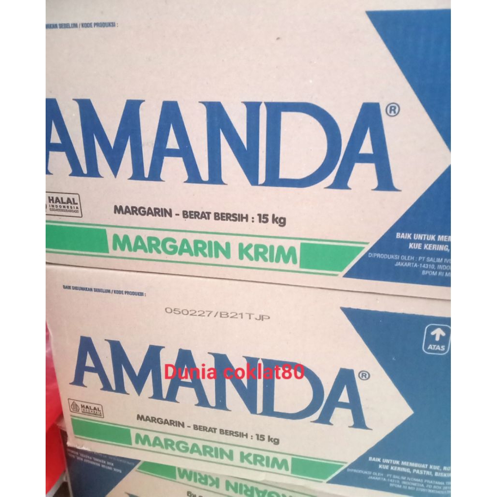 Margarine Amanda krim 15 kg