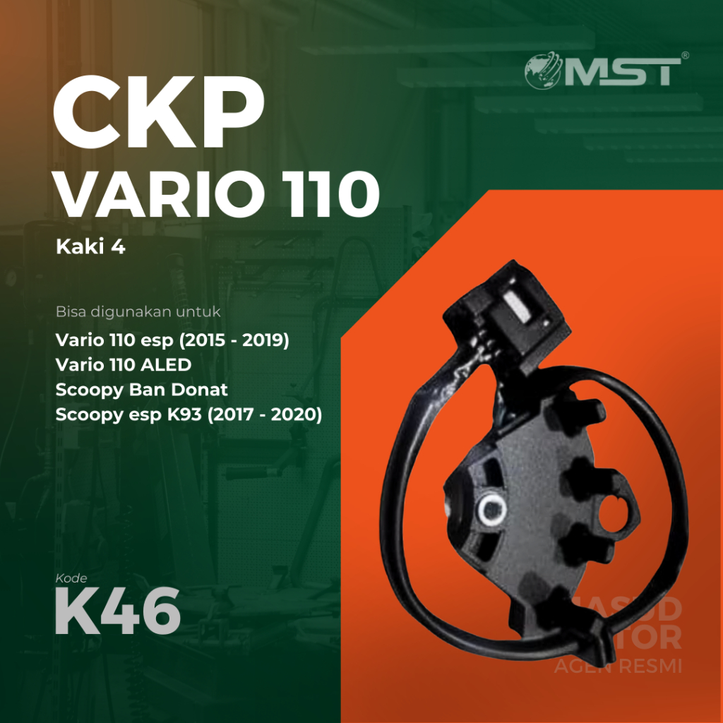 SENSOR CKP VARIO 110 LED 2015-2019 k46. CKP SCOOPY BAN DONAT K93 2017-2020. (KAKI 4.) MST