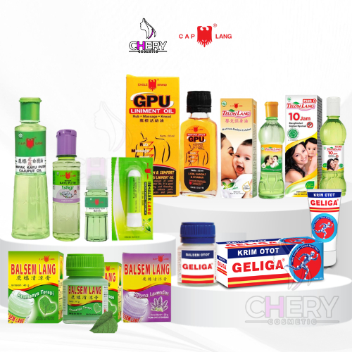 [CAPLANG] Minyak Kayu Putih | GPU Minyak Urut | Balsem Lang | Balsem Geliga | Krim Otot | Telon Lang