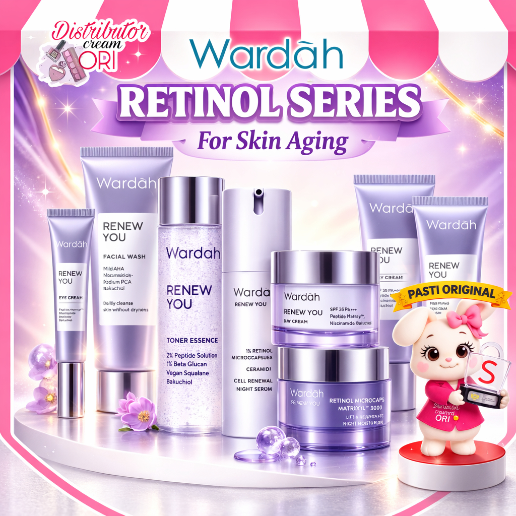 WARDAH Renew You Anti Aging SERIES | Day Cream | Serum 15 Ml | Serum 30 Ml | ALL SERIES | BPOM | ORI