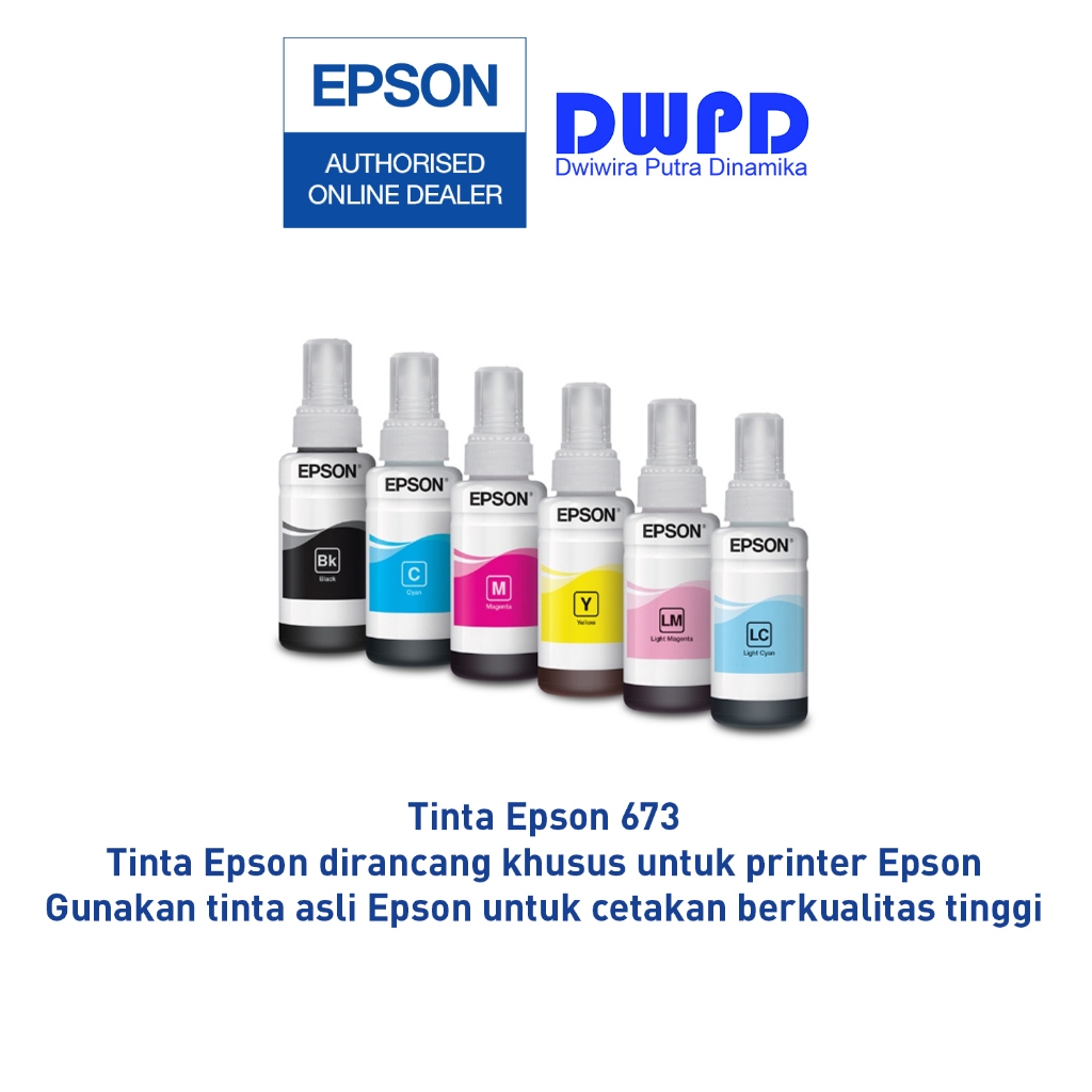EPSON INK 673 CETAK FOTO (6 WARNA) L800/L805/L850/L1800