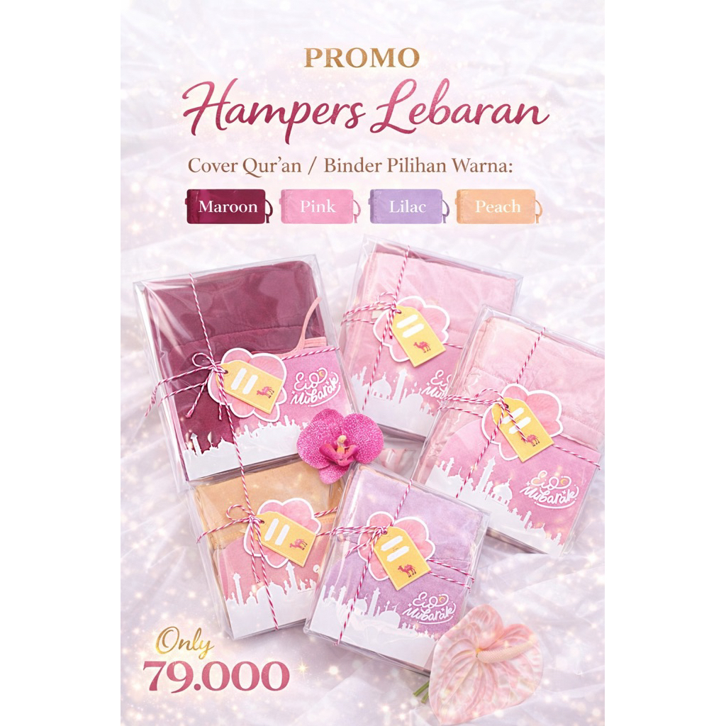 Hampers Cover Sampul Buku Alquran dan Binder A5