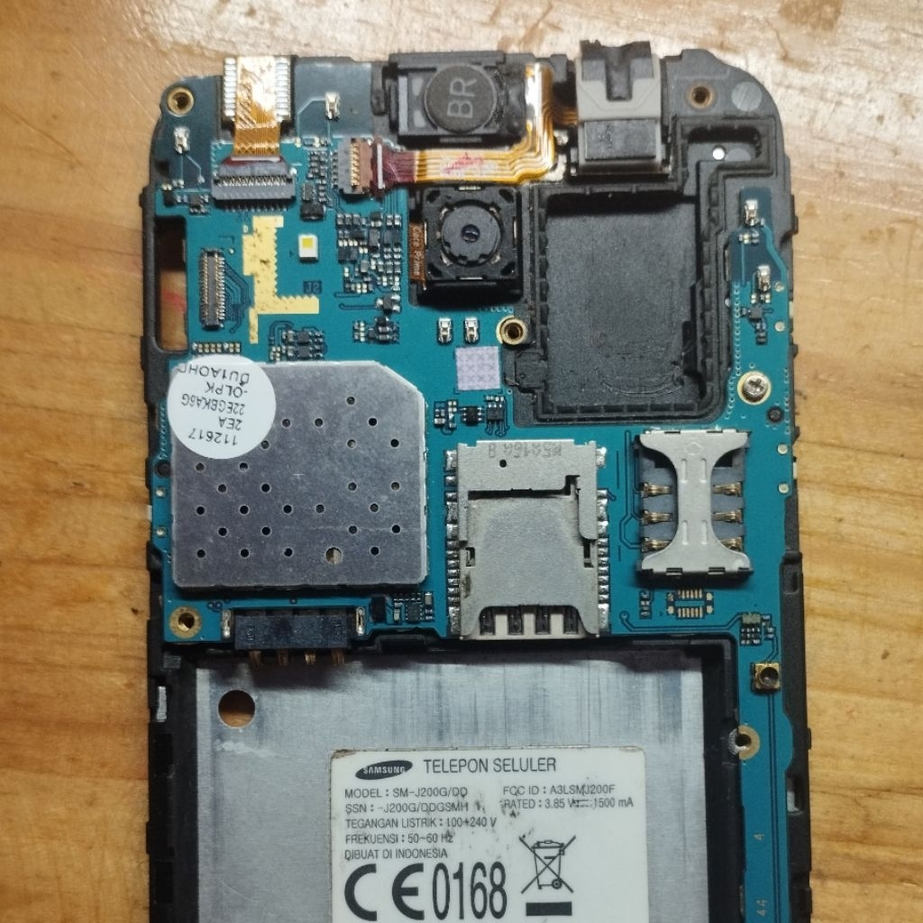 Mesin Samsung J2 SM-J200G/DD Original copotan