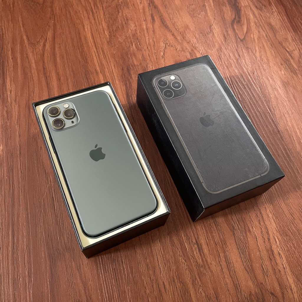 Iphone 11 pro 256GB midnight green all operator inter apple iphone second bekas preloved