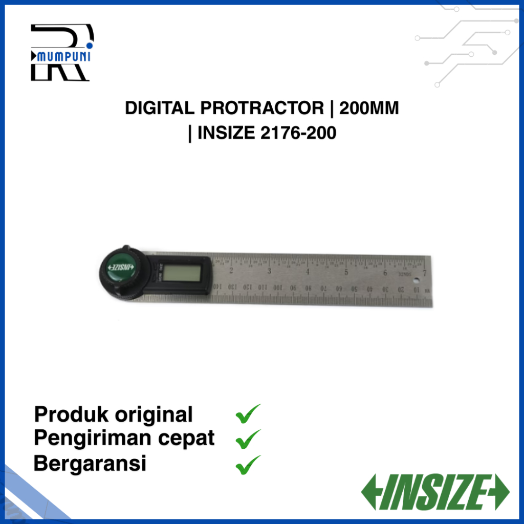DIGITAL PROTRACTOR | 200mm | INSIZE 2176-200