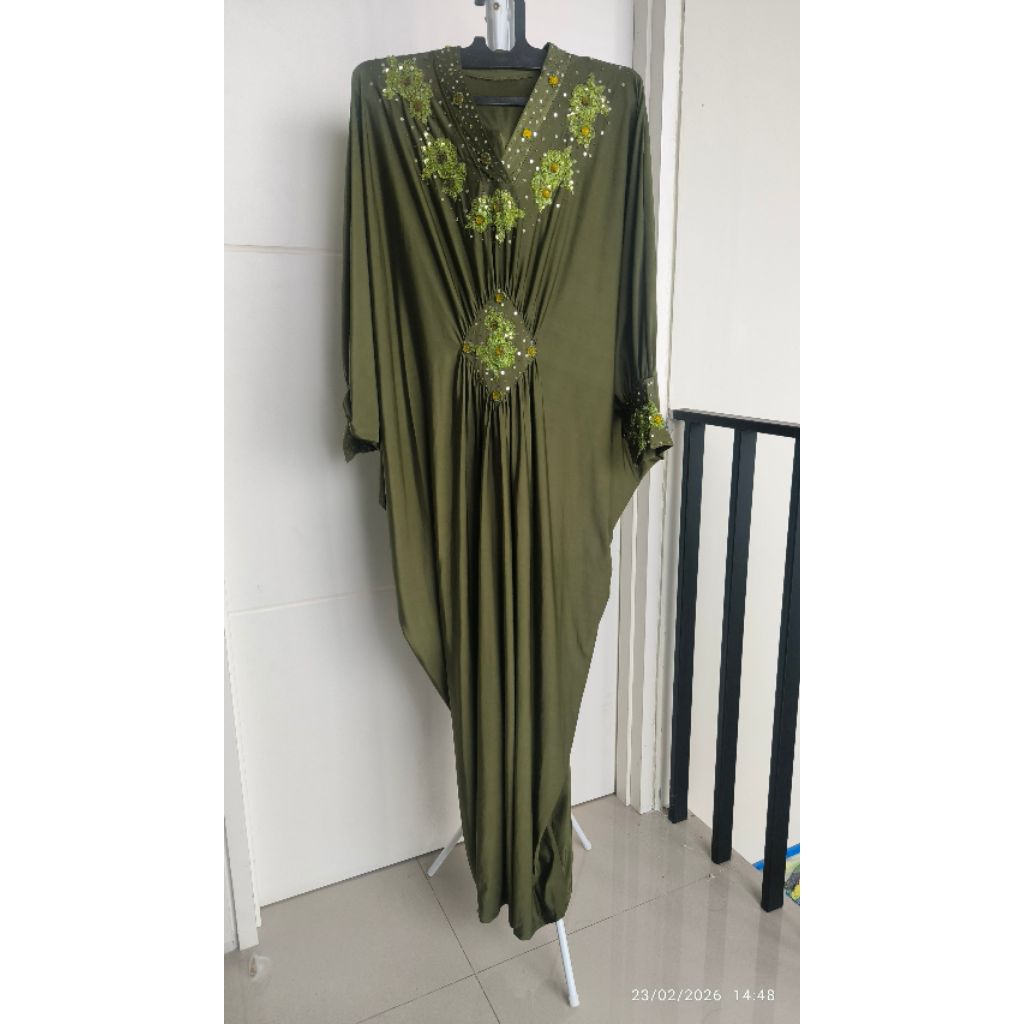 (Preloved) Kaftan cantik mewah adem