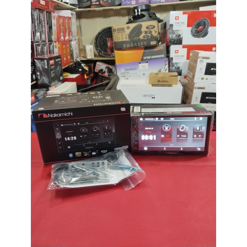 head unit Deckless Nakamichi  7” inch TOUCH SCREEN MP5 Series NA3101