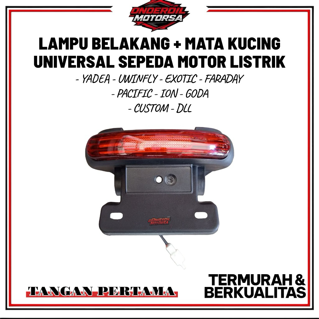 Lampu Belakang Stoplamp Rear Lamp Sepeda Listrik Skuter Listrik Motor Listrik Custom Selis Uwinfly S
