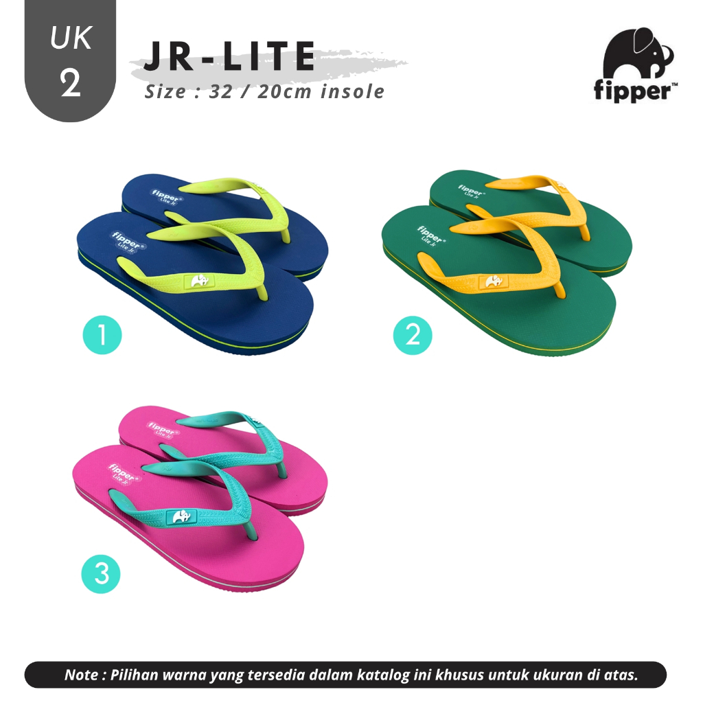 Fipper Junior Lite / Sandal Jepit Anak / Fipper Anak UK 2 (size 32)