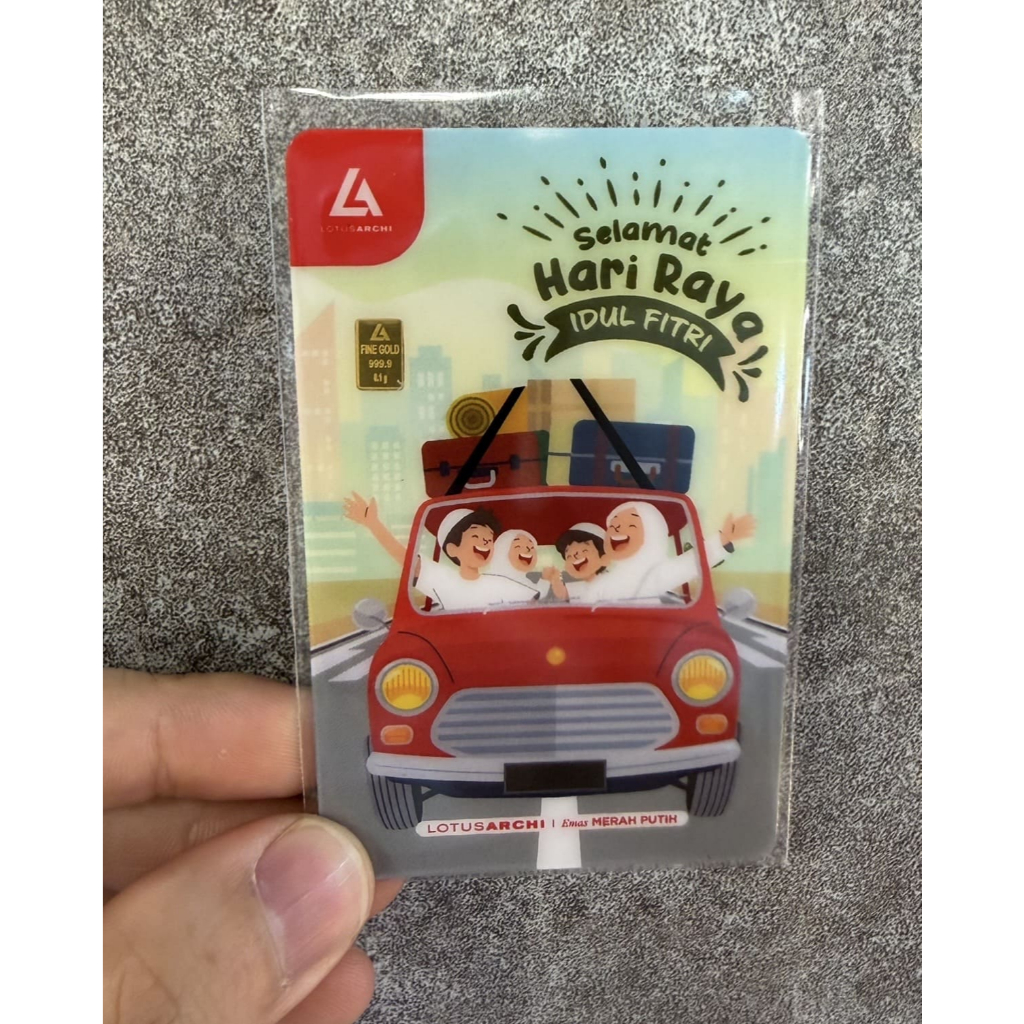 AsheraGold Lotus Archi Muslim Edition Idul Fitri Ied LA LM Emas