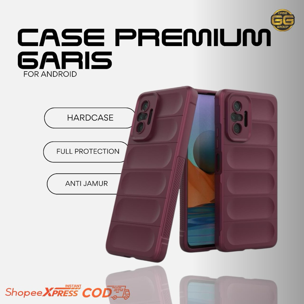 CASE PREMIUM GARIS ANTI JAMUR IPHONE&ANDROID