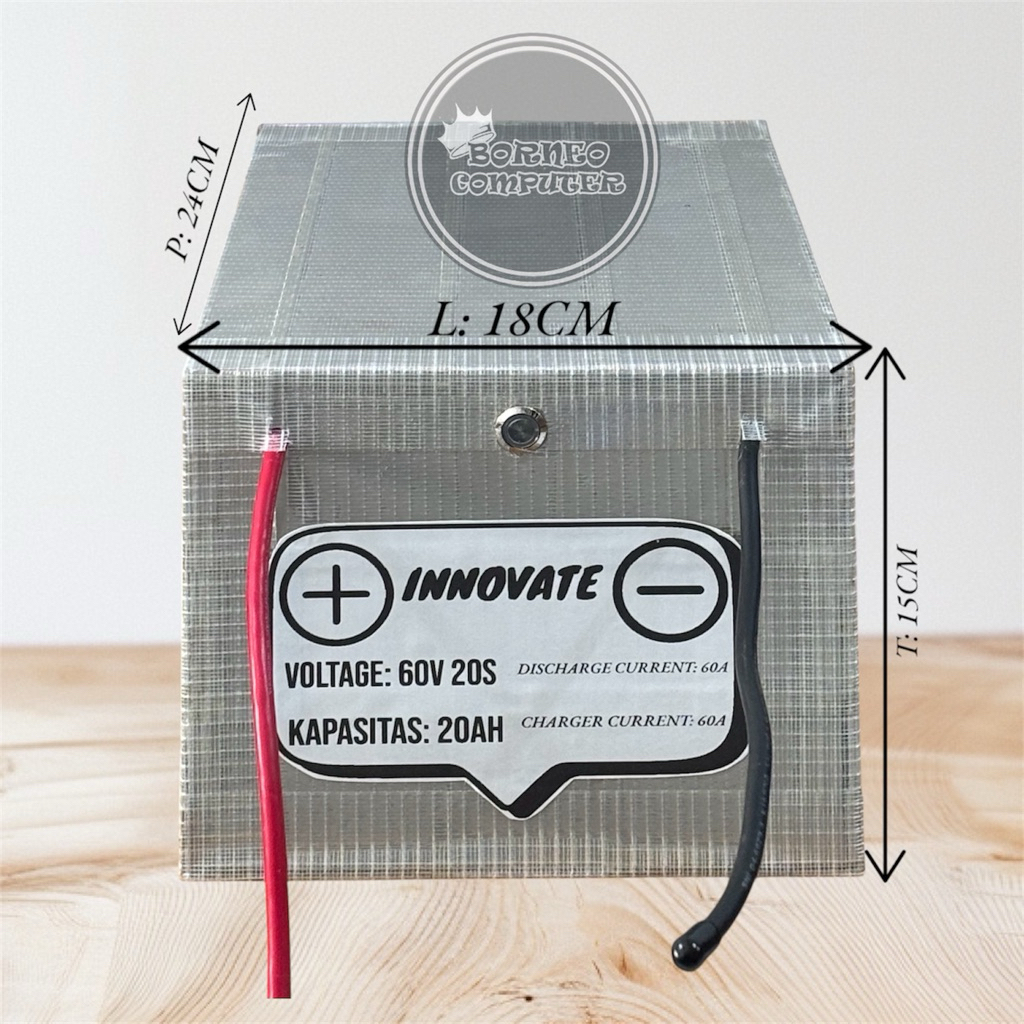 BATTERY INNOVATE LIFEPO4 60V 20AH CUSTOM READY