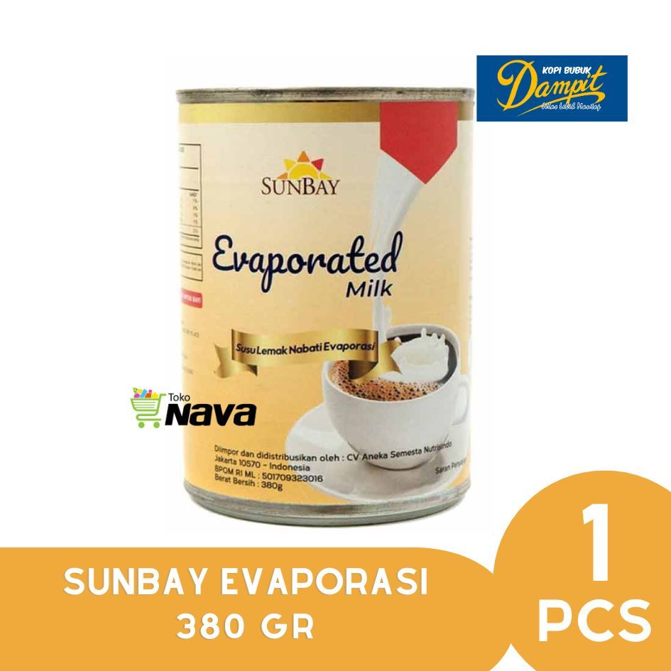 Sunbay Evaporasi 380 gr / Sunbay Susu Evaporasi 380 gr / Sunbay Evaporasi