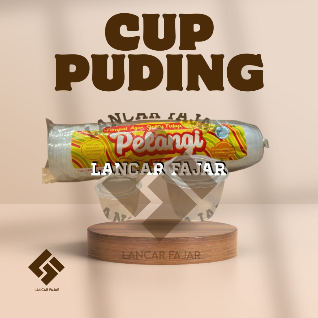 [ 24 biji ]Cup Puding 100ml 200ml Pelangi / Cup Puding 100 ml Pelangi / Cup Puding 200 ml Pelangi / 