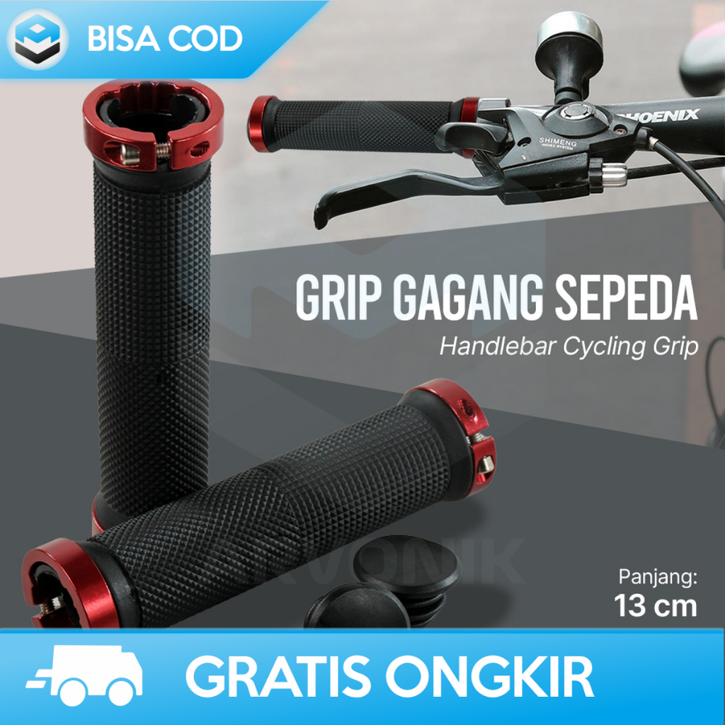PERLENGKAPAN GAGANG SKUTER SEPEDA LISTRIK BEL ELEKTRONIK AKSESORI OUTDOOR GOWES ANTI SELIP HOLDER SE