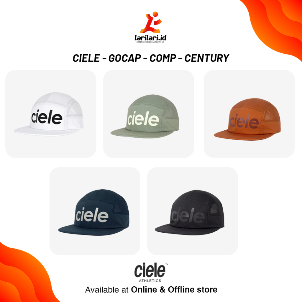 CIELE - GOCap - Comp - Century Topi Olahraga lari pria wanita