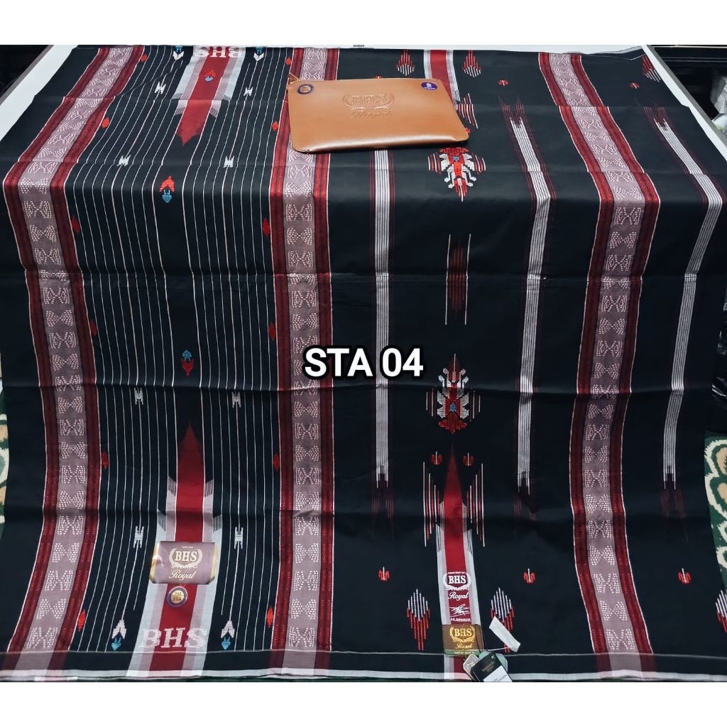 SARUNG BHS ROYAL TYPE STA - STB - SGF - MOTIF FULL SONGKET KUALITAS GOLD KEMASAN DOMPET - JAHIT TENG