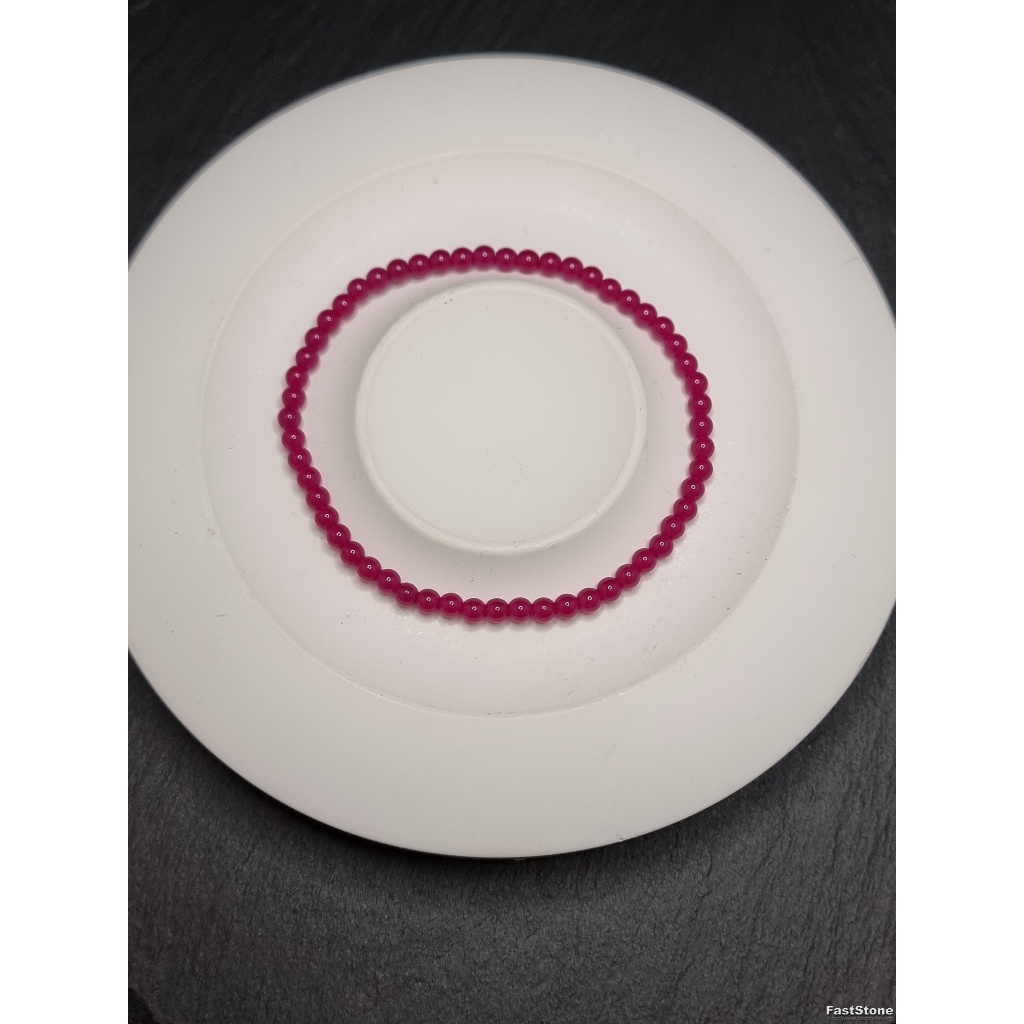 Gelang Batu Red Ruby Myanmar Heated 3.3mm C1683