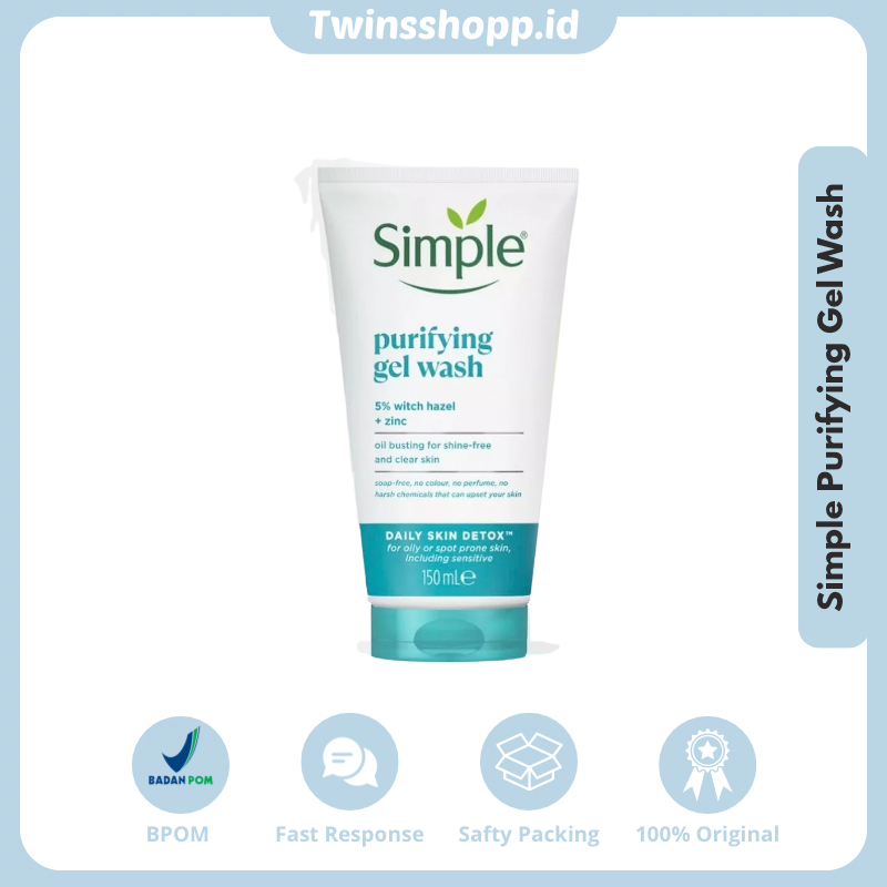 Simple Water Boost Micellar Facial Gel Wash 150ml