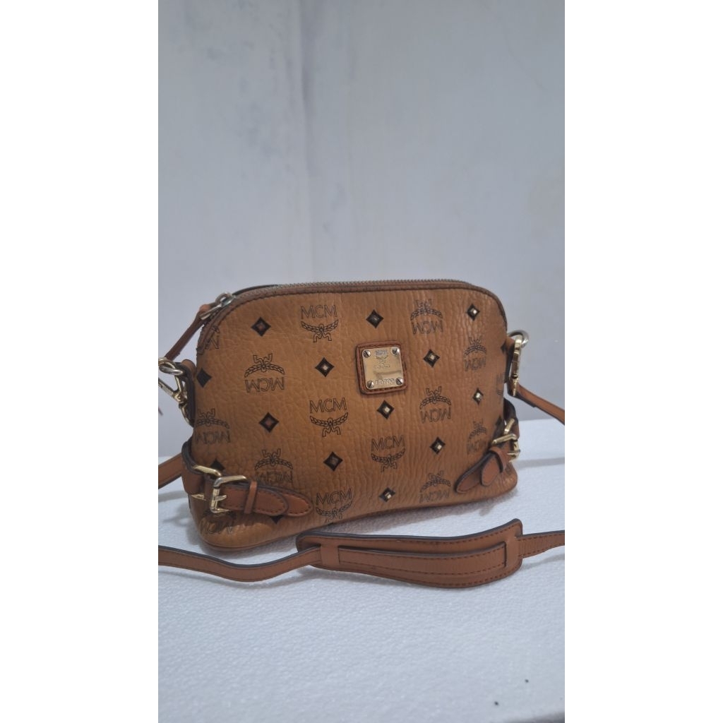 Tas selempang wanita MCM kulit asli